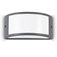 Applique esterno a parete grigio scuro fascia luminosa REX-1 AP1 ANTRACITE IDEAL LUX