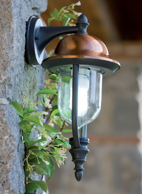 Applique esterno rustica mini rame 890/14 LUCI ESTERNO