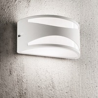 Applique geometria design di luce a ics fascia bianca gioco luci ombre REX-3 AP1 BIANCO IDEAL LUX
