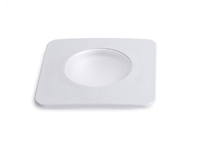 Faretto esterno lampada incasso quadrata 16cm calpestabile  43593