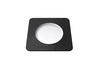 Immagine aggiuntiva di Faretto quadrato nero per esterno da incasso grigio 16cm  43594