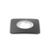 Faretto piccolo carrabile 5000kg quadrato nero IP67 GRAVITY PT SQUARE SMALL IDEAL LUX