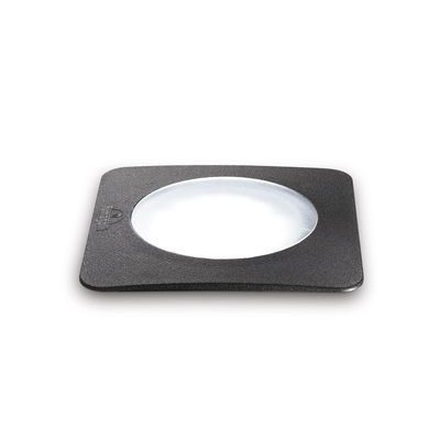 Faretto da esterno quadrato carrabile 5000kg IP67 15,5cm nero GRAVITY PT SQUARE BIG IDEAL LUX