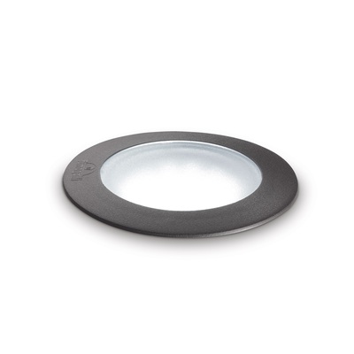 Faretto lampada da terra carrabile rotondo 5000kg IP67 15,5cm nero GRAVITY PT ROUND BIG IDEAL LUX