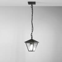 Lampadario sospensione piccola lanterna squadrata da esterno 16cm 43630 LUCI ESTERNO