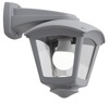 Immagine aggiuntiva di Applique lanterna piccola da esterno grigia classica in resina IP55  45494