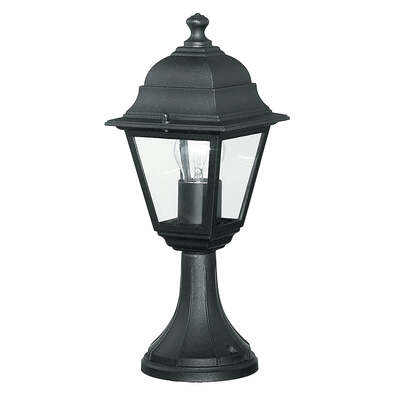 Luce per pilastro da esterno in alluminio nero 43631 LUCI ESTERNO