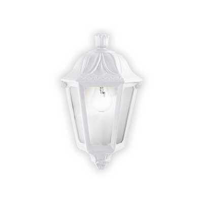 Lampada a muro mezza lanterna bianca da esterno DAFNE AP1 SMALL BIANCO IDEAL LUX