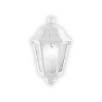 Lampada a muro mezza lanterna bianca da esterno DAFNE AP1 SMALL BIANCO IDEAL LUX