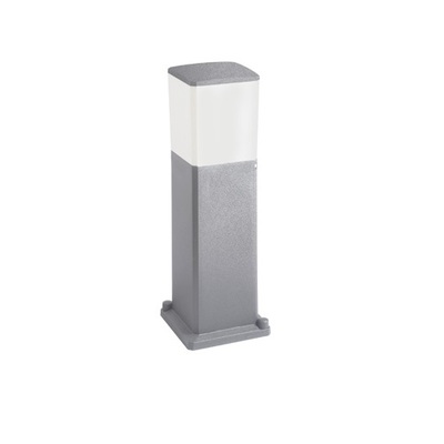 Palo da esterno moderno grigio 48 cm con lampadina E27 CCT inclusa  45684