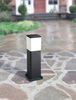 Lampada da giardino palo da 48cm quadrato nero E27 2700K 4000K 6500K  45685