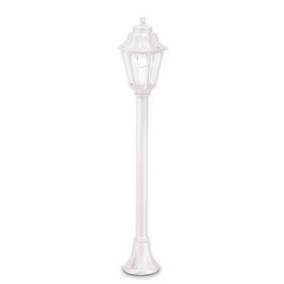 Palo da esterno con lanterna bianca alto 1,10 m DAFNE PT1 BIANCO IDEAL LUX