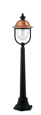 Palo giardino altezza 110 cm lanterna cappello rame 40757 LUCI ESTERNO