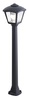 Immagine aggiuntiva di Palo da giardino nero 94,5 cm lanterna in resina antiurto IP55  45497