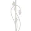 Immagine aggiuntiva di Lampada tavolo shabby bianca paralume tortora alta 45,5cm  41811