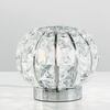 Lampada tavolo o comodino 16cm con cristalli 42321 LUCI CRISTALLI