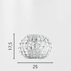 Immagine aggiuntiva di Applique cristalli applicati su base cromata  42319