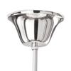 Particolare di Lampadario grande effetto scenico 50cm a sfera con cristalli incastonati in maglia me