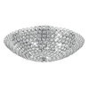 Plafoniera grande rotonda cristalli incastonati in maglia metallica 42310 LUCI CRISTALLI