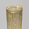 Dettaglio vaso piantana colonna led decorativa 100cm