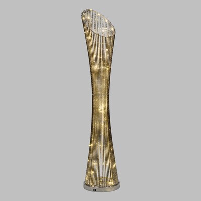 Vaso decorativo - lampada da terra alta 140cm con luci led bianco caldo 59627 LUCI E COLORI