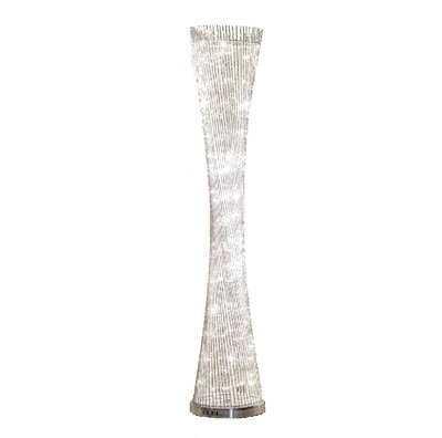 Lampada da terra a colonna twisted decorativa con 100 luci led 66762 LUCI E COLORI