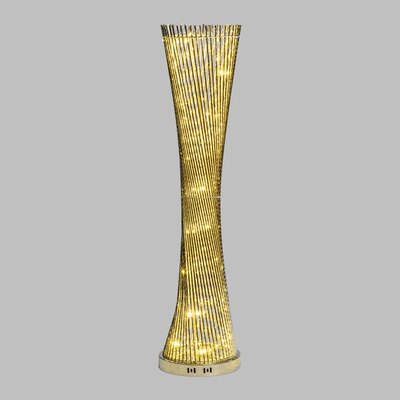Piantana decorativa 60 led twisted bianco caldo alta 1 metro 55629 LUCI E COLORI