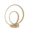 Lampada oro tavolo o comodino led nodo gentile luce calda bianca o fredda  42539