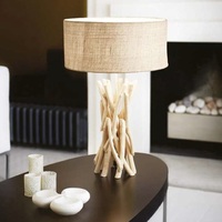 Lampada rustica ma elegante con rami di legno intrecciati DRIFTWOOD TL1 IDEAL LUX