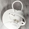 Ulteriore dettaglio di Applique E27 lampadina a vista bianca ambienti minimal RADIO AP1 BIANCO IDEAL