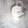 Applique E27 lampadina a vista bianca ambienti minimal RADIO AP1 BIANCO IDEAL LUX