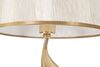 Immagine aggiuntiva di Lampada grande oro con base sinuosa e paralume screziato  42551