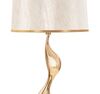 Lampada grande oro con base sinuosa e paralume screziato  42551 - foto 5
