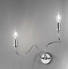 Lampada parete-soffitto 2 luci direzionabile 33703 LUCI MODERNE