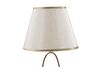 Particolare di Originale lampada da tavolo grande con base metallo occhiello oro  40831