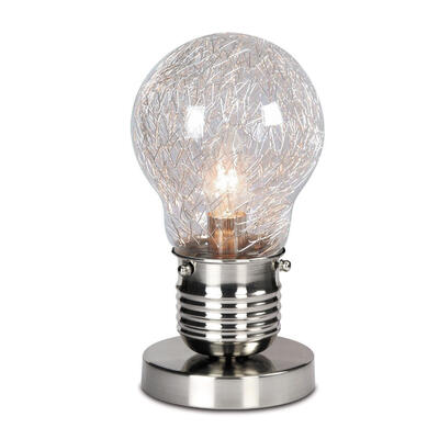 Lampada da tavolo a forma di lampadina trasparente 39657 LUCI MODERNE