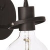 Immagine aggiuntiva di Applique con lampadina a vista E27 Globo D125 punto luce di carattere per spa