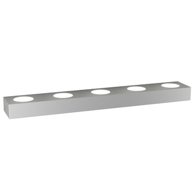 Applique bassa solo 5,4cm e lunga 72,8cm 5+4 luci sopra e sotto  41516