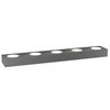 Applique design lineare bassa grigio antracite 9 luci lunga 72,8cm  41515