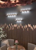 Immagine aggiuntiva di Applique in metallo da parete grigio luce sotto e sopra 5 luci  41508