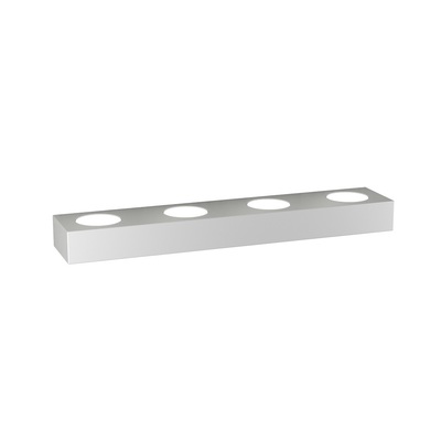 Applique parete design rettangolare 7 luci 4 su e 3 gi&ugrave;  41510