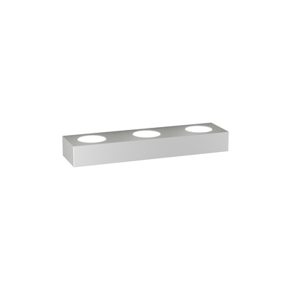 Applique rettangolare 5 luci metallo bianco  41506