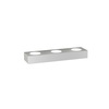 Applique rettangolare 5 luci metallo bianco  41506