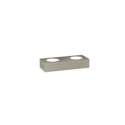 Applique tortora 3 luci doppia luce  41505