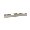 Applique tortora biemissione luce lunga 57,8cm in metallo  41513