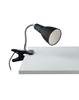 Lampada a pinza nera braccio flessibile 39755 LUCI MODERNE