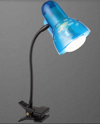 Lampada con pinza flessibile azzurra/blu 54851 GLOBO LIGHTING