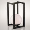 Lanterna esterno interno ricaricabile linea nera sfera 30cm 4000K  43580
