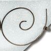Ulteriore dettaglio di Applique triangolare rustica con decoro metallo spirale  42279
