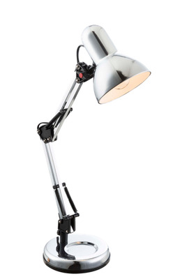 Lampada scrivania-tavolo orientabile cromata 24891 GLOBO LIGHTING